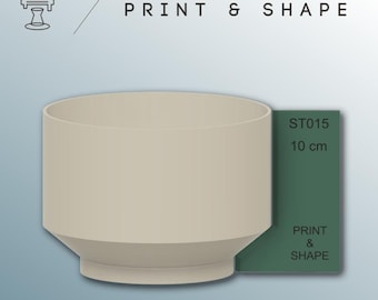Pottery Rib Tool: Angular Mug & Bowl Shaper