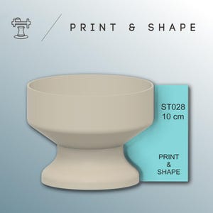 3D-geprinte aardewerkrib: hulpmiddel voor het vormen van beker en kelk