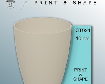 Pottery Rib Tool: Mug Shape Guide