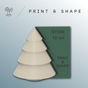 Geometrischer Weihnachtsbaum Keramik Rippen-Werkzeug Straight-Edge Clay Former Modernes Keramikprofil
