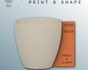 Pottery Rib Tool: Mug Shape Guide, Biodegradable Material