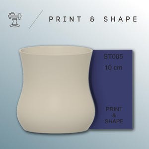 Outil pour nervures en poterie : façonneur de tasse ergonomique
