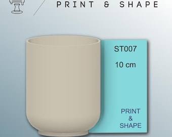 Pottery Mug Shaping Tool: Modern Ceramic Rib