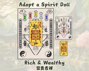 Taoist Spirit Doll for Wealth and Prosperity