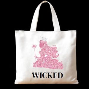 Handmade Wicked Glinda Tote Bag