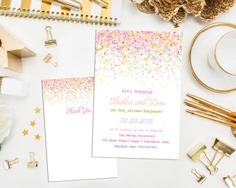 sprinkle invitation etsy