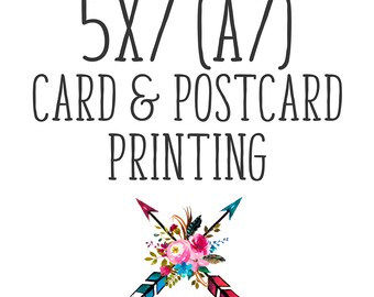 4x6 card postcard printing invitations announcements etsy