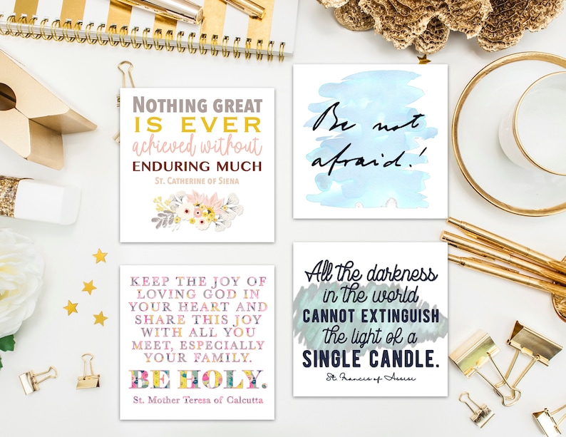 Catholic Gift Planner Stickers Homeschooling Catholic Saint Stickers. Inspirational Saint Stickers Set of 9-3 Saint Stickers Set #3