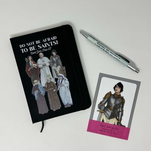 Do not be afraid to be saint Journal. Catholic Saint Journal Notebook. Gratitude Journal. Lined Journal. John Paul II, Mother Teresa Journal