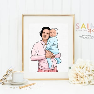 Saint Gianna poster print. Saint Gianna Wall Art Poster. First Communion. Saint Gianna Prayer Print. Catholic Prayer Poster. Kids Saints