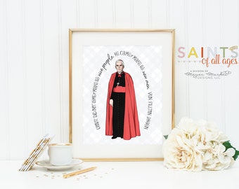 Fulton Sheen poster print. Fulton Sheen Wall Art Poster. First Communion. Believe the incredible Poster. Catholic Gift. Baptism Gift.