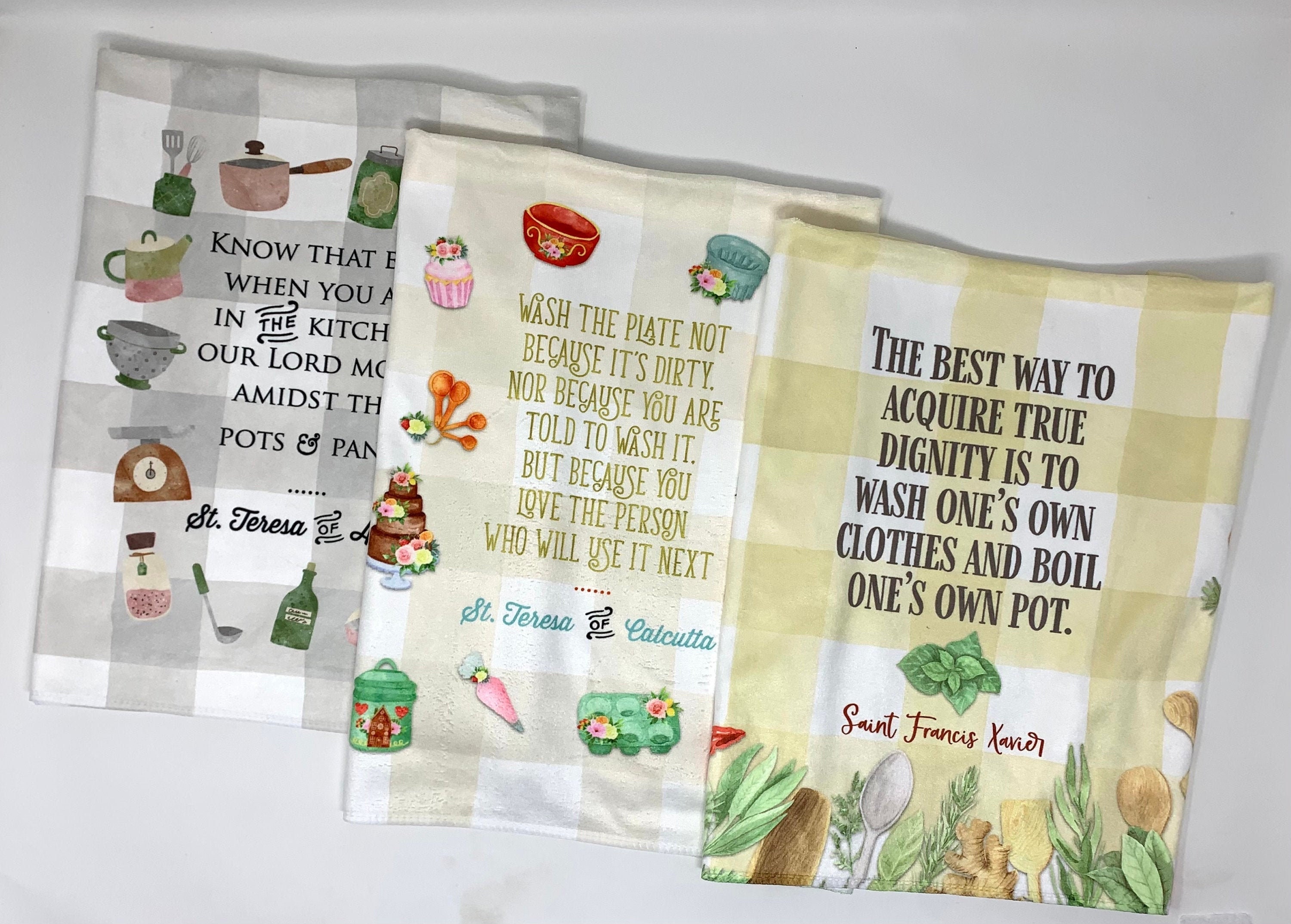 Michael Grace Gifts Decorative Kitchen Towels - Cute Kitchen Towels with  Sayings, Cute Tea Towels for Kitchen, Cute Dish Towels, Perfect for