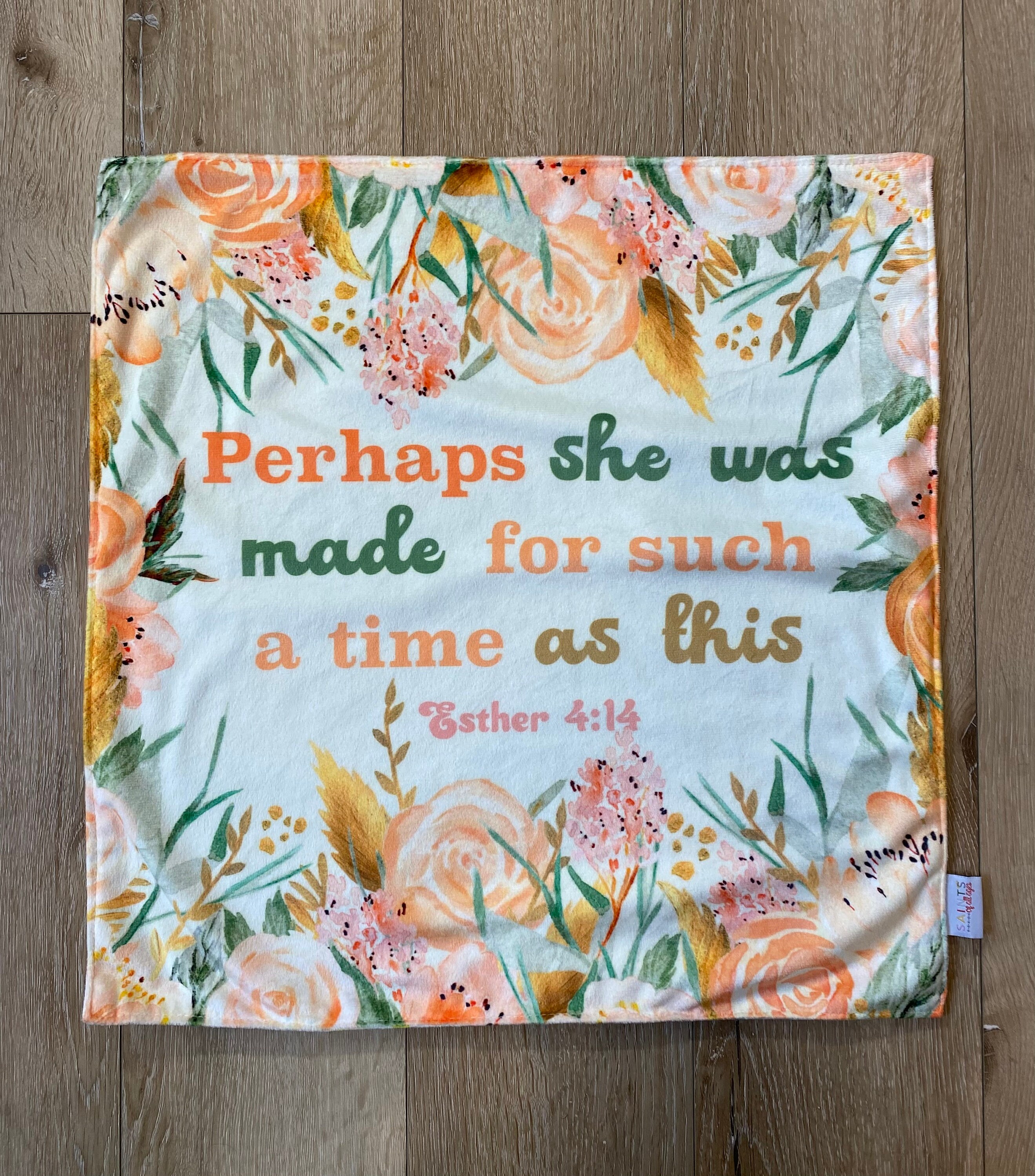 18 Esther 4 14 perhaps she was made Soft Lovey Mini Blanket. Baby