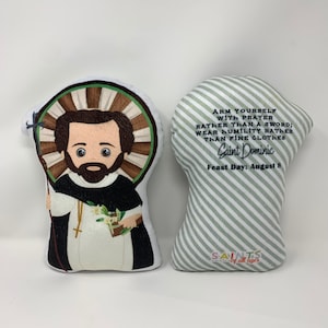 St. Dominic Stuffed Saint Doll. Saint Gift. Easter Gift. Baptism. Catholic Baby Gift. Saint Dominic Gift. St. Dominic Doll.