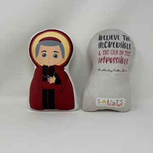 Fulton Sheen Stuffed Doll. Saint Gift. Easter Gift. Baptism. Catholic Baby Gift. Paul Children&#39;s Doll. Fulton Sheen. Fulton Sheen gift.