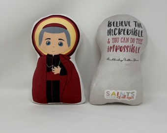 Fulton Sheen Stuffed Doll. Saint Gift. Easter Gift. Baptism. Catholic Baby Gift. Paul Children's Doll. Fulton Sheen. Fulton Sheen gift.