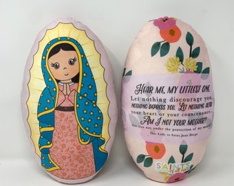 Our Lady of Guadalupe Stuffed Saint Doll. Saint Gift. Easter Gift. Baptism. Catholic Baby Gift. Hail Mary Gift. Our Lady Children's Doll