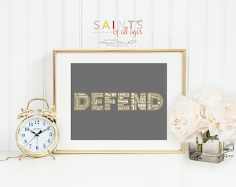 St. Michael the Archangel Word Art Prayer poster print. Saint Michael Prayer Poster. Nursery Art. Kids Room Print. Catholic Poster.