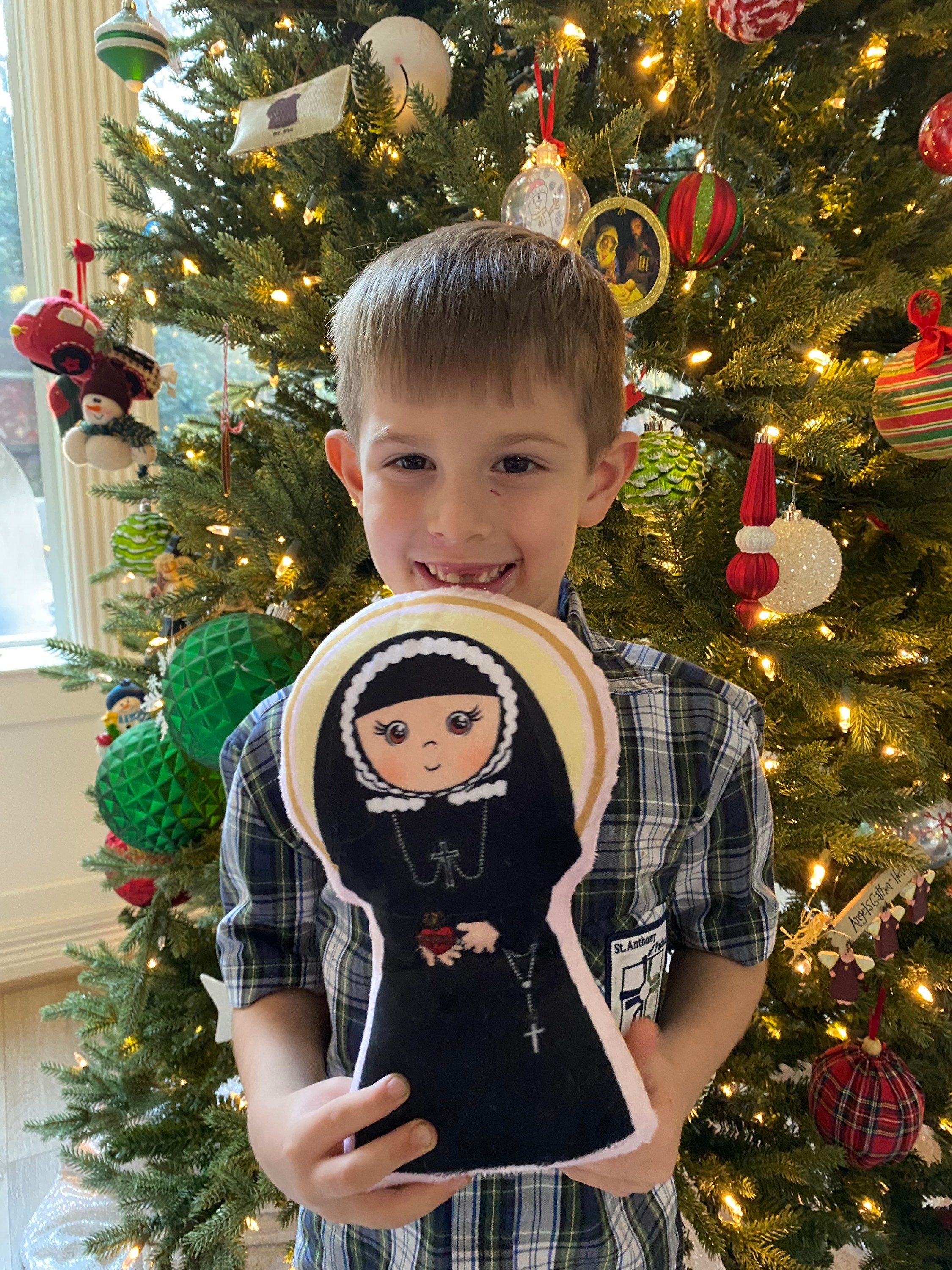 St. Madeleine Sophie Barat Stuffed Saint Doll. Saint Gift. Easter Gift