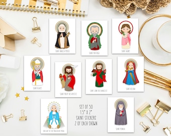 In-stock Stickers - Meyer Market Designs & Saints of All Ages