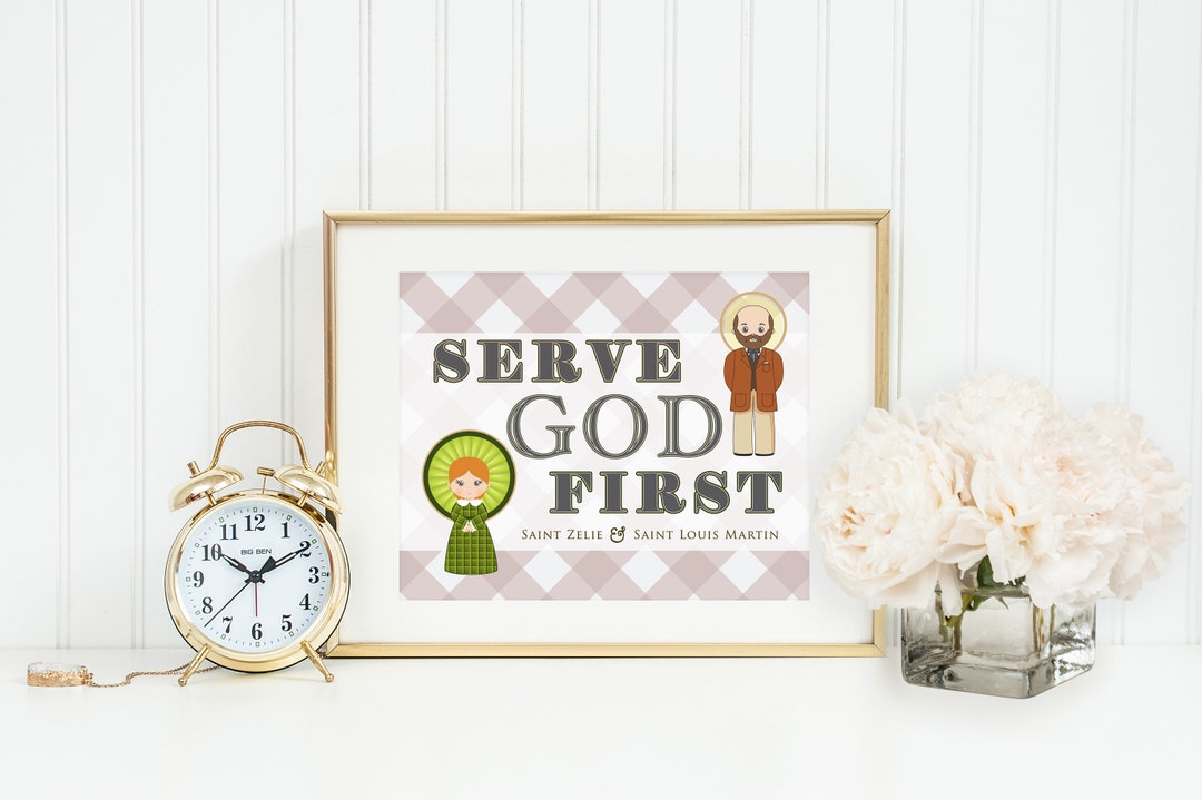 Saint Zelie & Louis Martin Poster Print. St. Zelie and Louis - Etsy