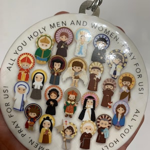 Catholic Saints Christmas Ornament. Baptism Gift. Mary, St. Michael ...