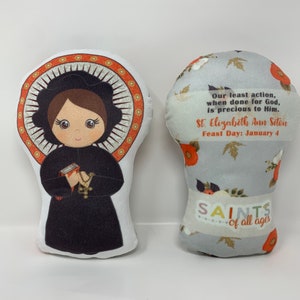 St. Elizabeth Ann Seton Stuffed Saint Doll. Saint Gift. Easter Gift. Baptism. Catholic Baby Gift. Saint Elizabeth Gift. St. Elizabeth Doll.