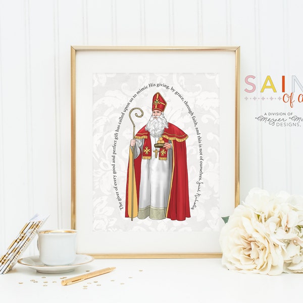 St Nicholas Wall Art - Etsy