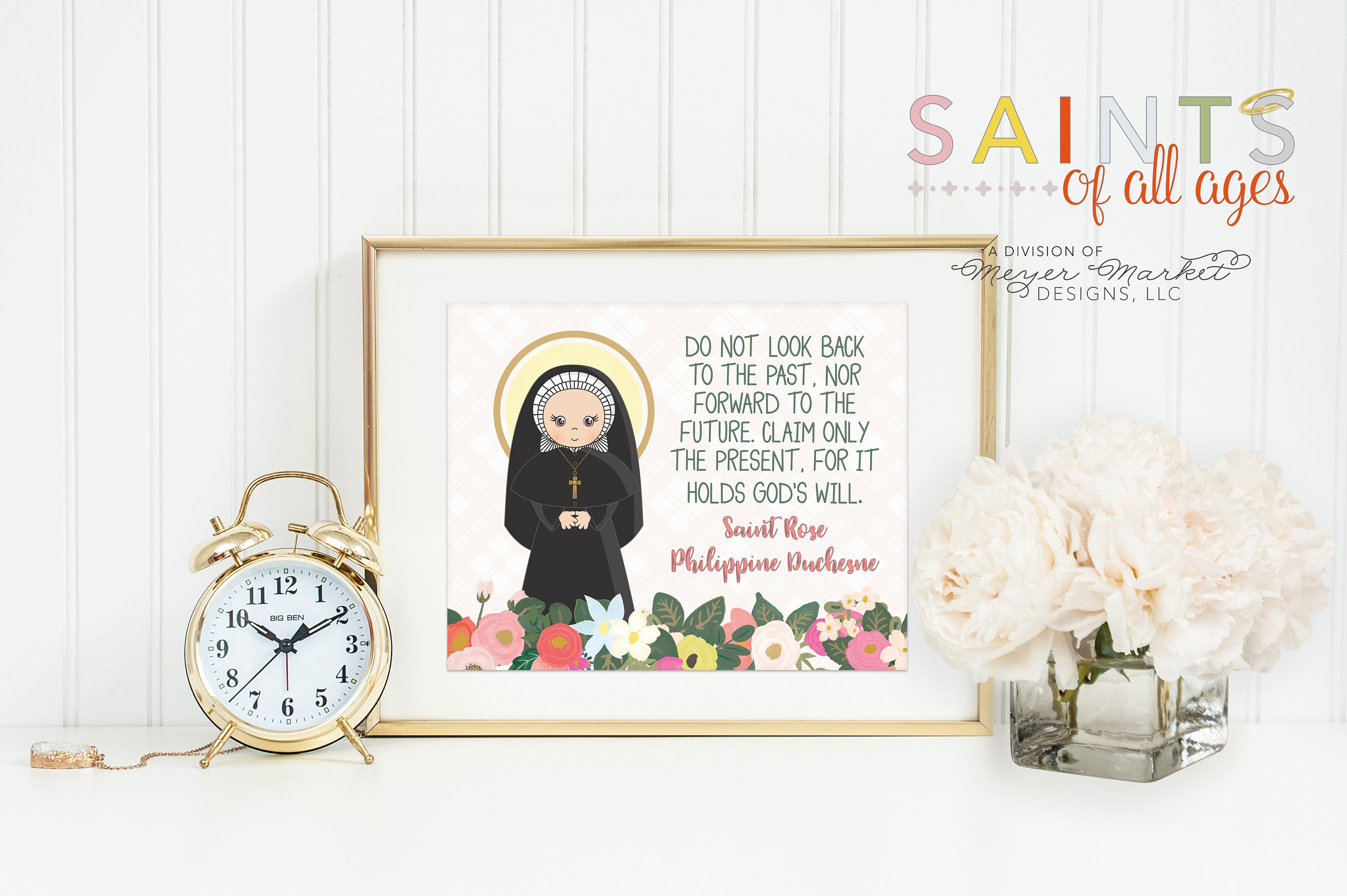 St Rose Philippine Duchesne poster print. St Rose Wall Art Poster