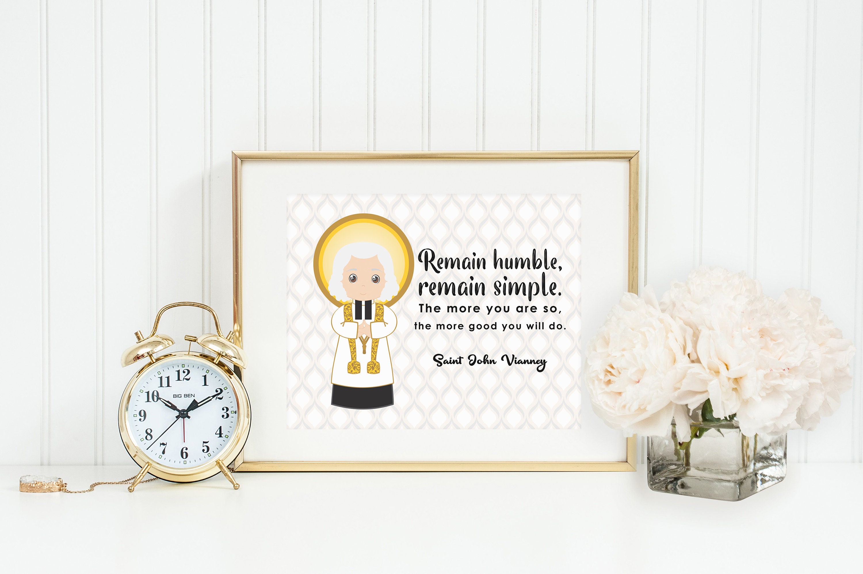 Saint John Vianney Quote Poster for Sale by molamode