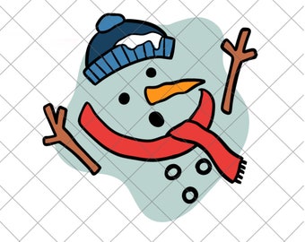 Fichier de coupe Melting Snowman