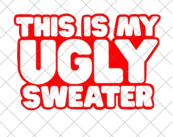 Ugly Sweater cut File