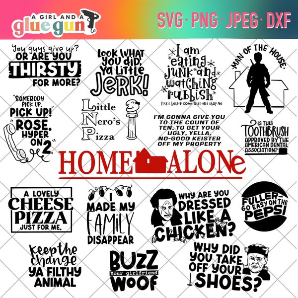 Home Alone SVG Cut file bundle