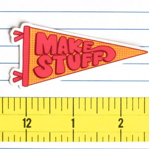 Make Stuff banner Sticker