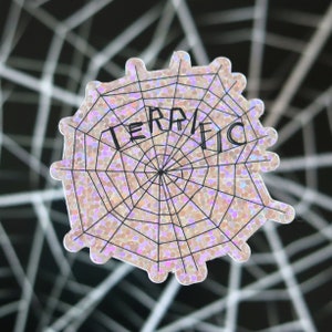 Terrific Charlotte&#39;s Web holographic Sticker