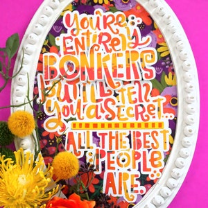 Entirely Bonkers SVG Cut File - Etsy