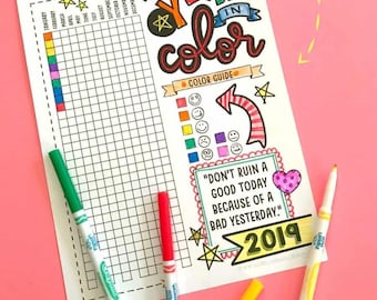 A Year in Color Printables