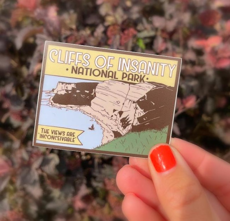 Cliffs of Insanity Sticker - Etsy
