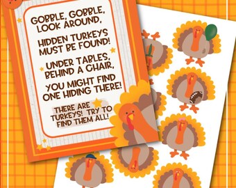 Turkey Hide and Seek Game for Kids