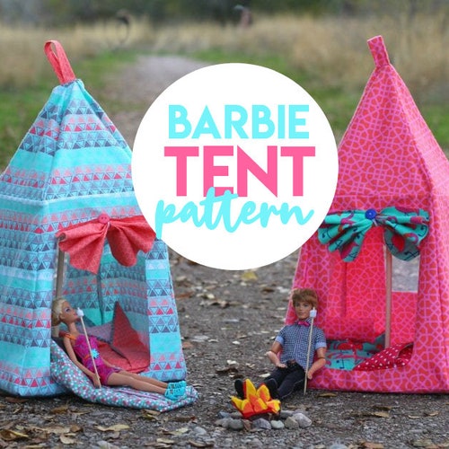 Barbie Tent and Sleeping Bag PATTERN Etsy
