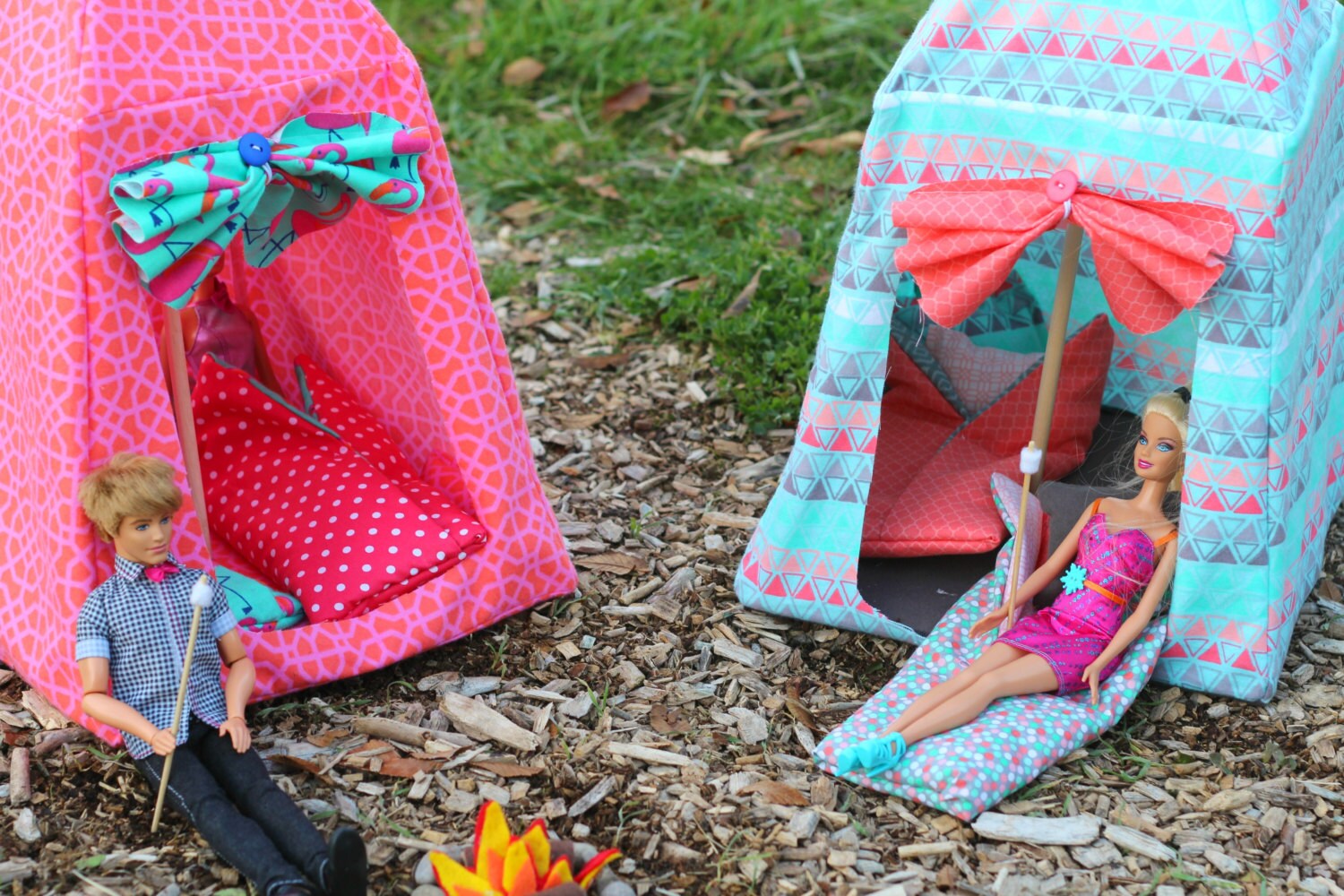 Barbie Tent and Sleeping Bag PATTERN - Etsy