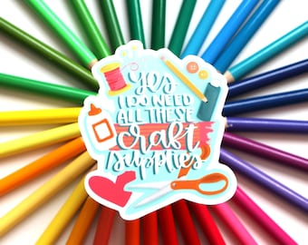 Oui, j'ai besoin de toutes ces fournitures créatives Sticker