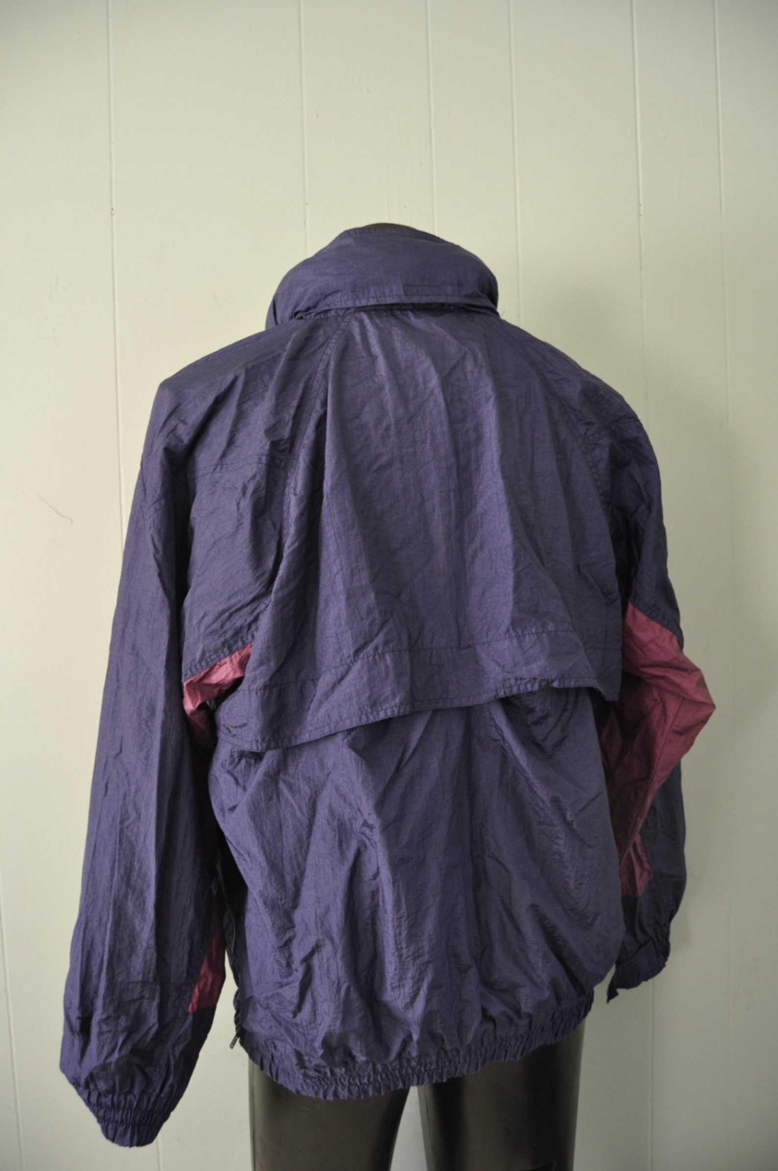 Champion WindBreaker Jacket Muted Purple Teal Nylon Running | Etsy
