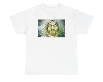 John Lennon Graffiti T-Shirt, Beatles Fan Tribute Tee