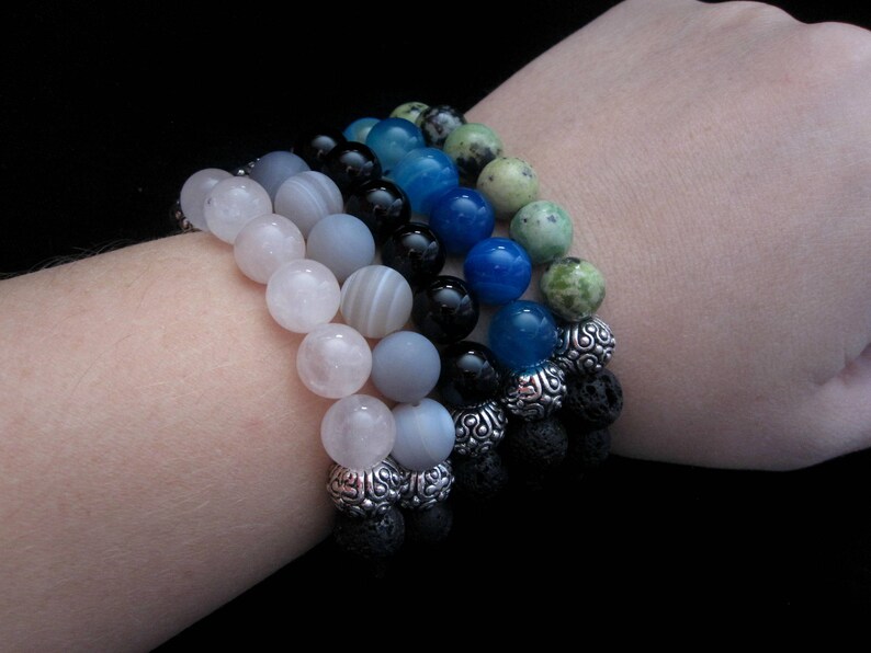 Diffuser Bracelet Diffuser Jewelry Lava Stone Jewelry Black Bracelet Jewelry Stretch Bracelet China Chrysoprase Lava Stone Bracelet