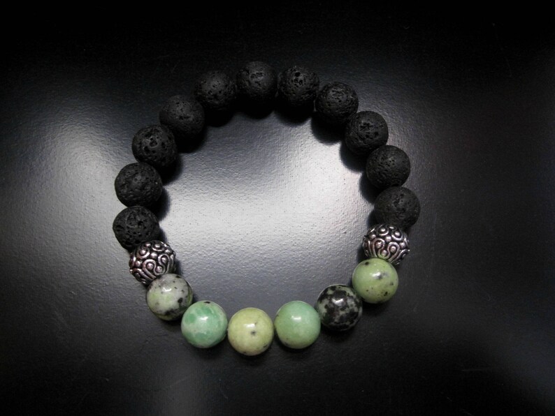 Diffuser Bracelet Diffuser Jewelry Lava Stone Jewelry Black Bracelet Jewelry Stretch Bracelet China Chrysoprase Lava Stone Bracelet