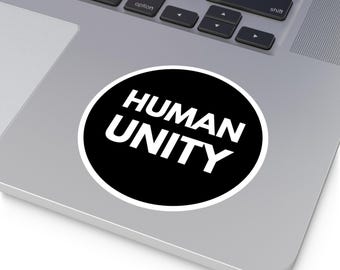 Round Human Unity Stickers Indoor Outdoor Human Unity Stickers Round