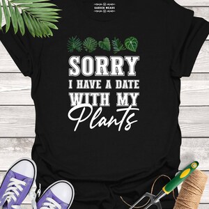 Gardening Printed Short Sleeved T-Shirt, Garden Quote Nature Lover Tee, Gardener Plant Graphic Shirt,  Eco-Friendly Unisex Cotton Clothing