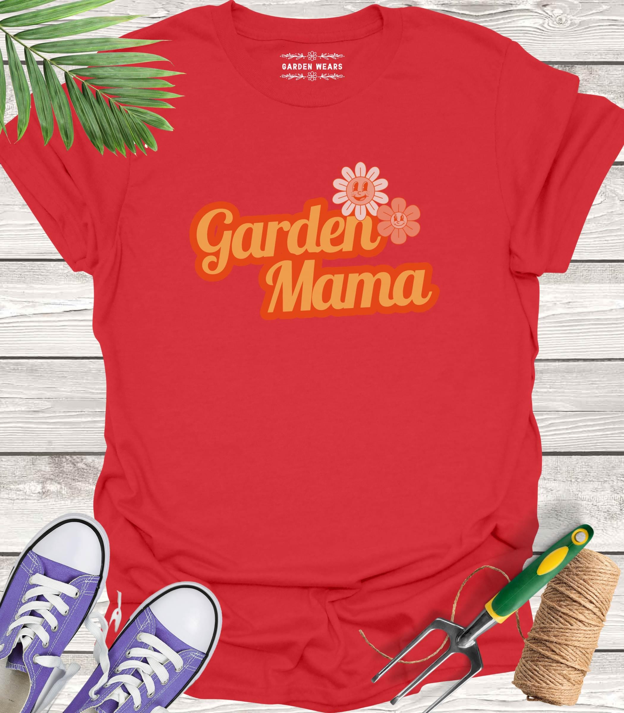 Garden Mama T-shirt: Retro Flower Graphic, Nature Lover Tee - Etsy