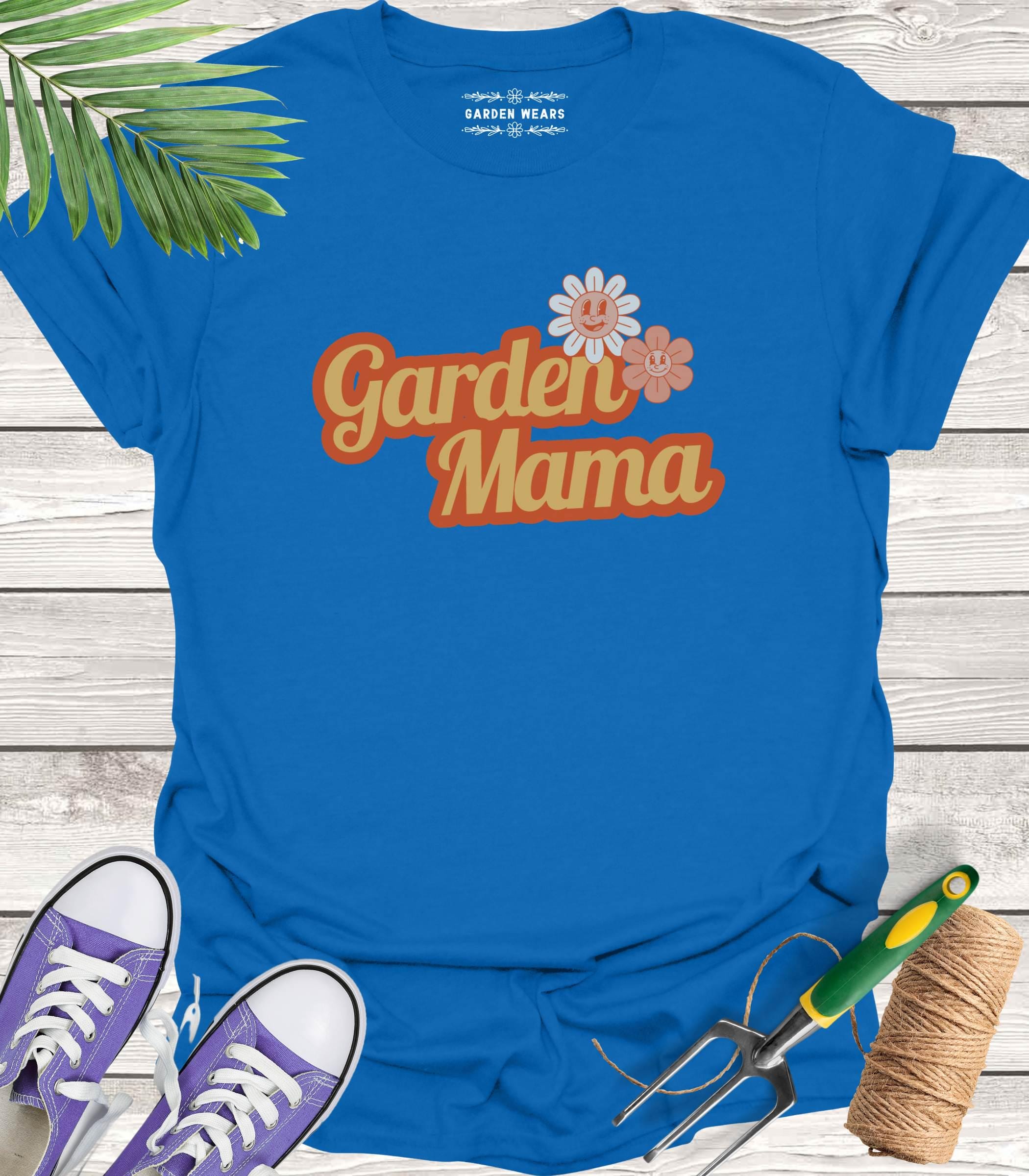 Garden Mama T-shirt: Retro Flower Graphic, Nature Lover Tee - Etsy